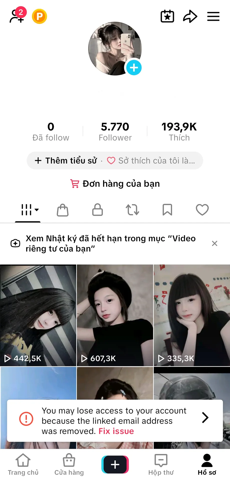 Kênh Cá Nhân Nữ 1